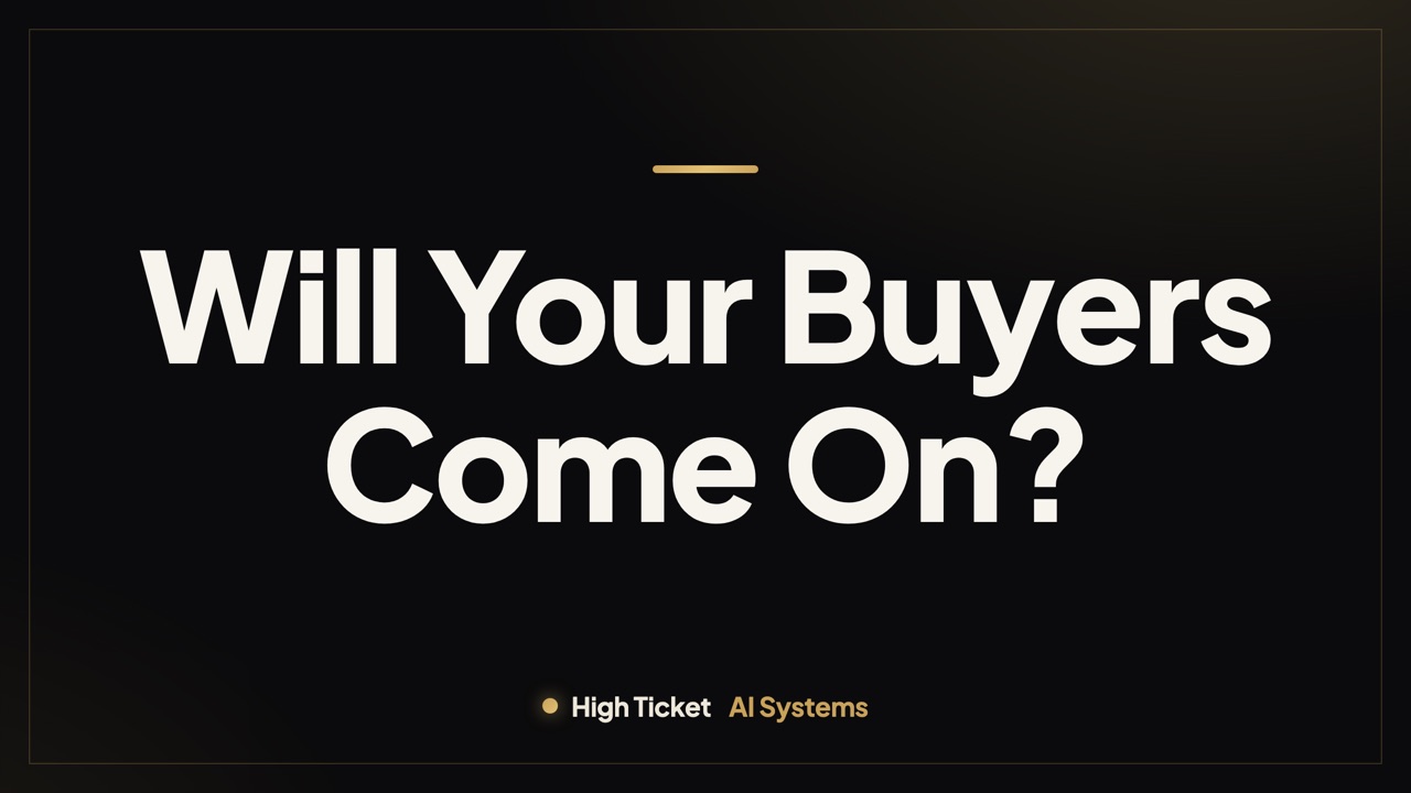 Will my ideal buyers actually come on?