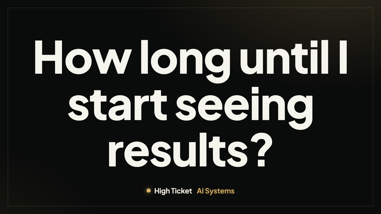 How long until I start seeing results?
