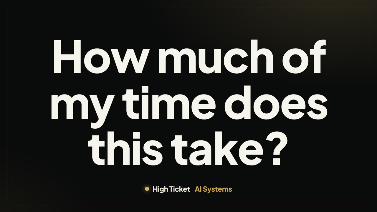 How much of my time does this take?
